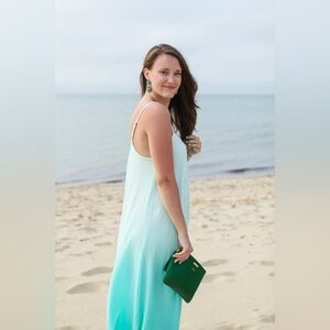 Splendid blue ombré maxi dress
